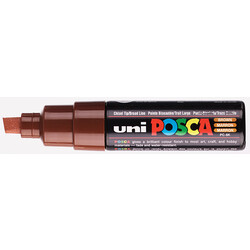 UNI-BALL Posca Marqueur pointe large biseautée PC8K Marron