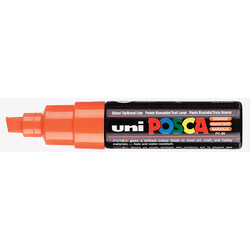UNI-BALL Posca Marqueur pointe large biseautée PC8K Orange Foncé