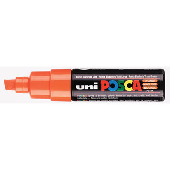 UNI-BALL POSCA MARQUEUR PC-8K Pointe large biseautée Orange Foncé