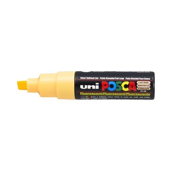 UNI-BALL Posca Marqueur pointe large biseautée PC8K Orange Pâle Fluo