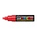 UNI-BALL Posca Marqueur pointe large biseautée PC8K  Rouge Fluo