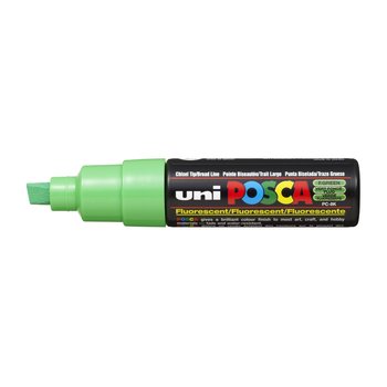 UNI-BALL POSCA MARQUEUR PC-8K Pointe large biseautée Vert Fluo