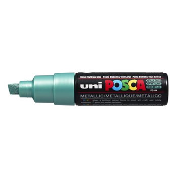 UNI-BALL Posca Marqueur pointe large biseautée PC8K Vert Métal