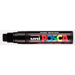 UNI-BALL Posca Marqueur pointe rectangulaire extra-large  PC17K Noir