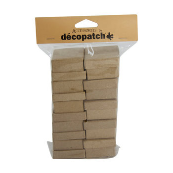 DECOPATCH Set 10 petites boîtes carrées 3x15x30cm 2024
