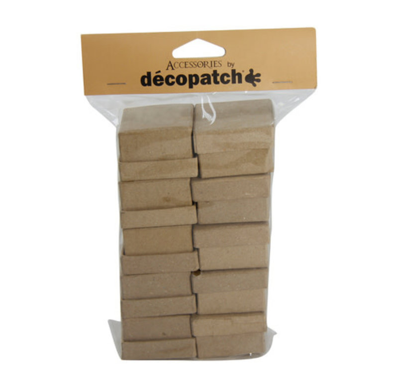 DECOPATCH Set 10 petites boîtes carrées 3x15x30cm 2024