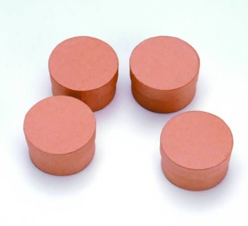 DECOPATCH Set 10 Petites Boîtes Rondes 3X15X30Cm