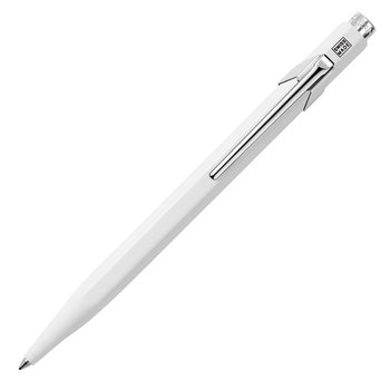 CARAN D'ACHE Stylo bille 849 Popline blanc avec étui slimpack