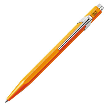 CARAN D'ACHE CARAN D'ACHE POPLINE Stylo Bille 849 Orange fluo avec étui