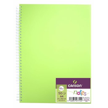 CANSON Carnet Spirale Notes 50Fl A4 120G Vert