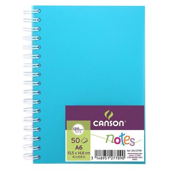 CANSON Carnet Spirale Notes 50Fl A6 120G Bleu