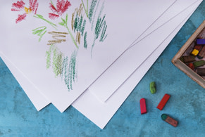 CANSON Pochette Canson® Papier À Dessin Blanc 'C' À Grain® A4 12Fl 224G/M²