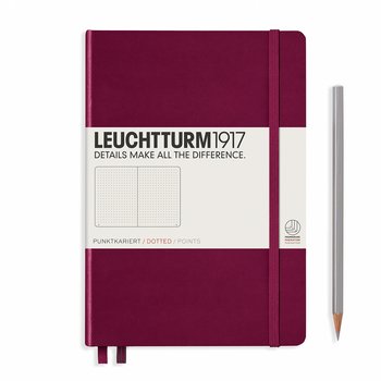 LEUCHTTURM Carnet Port Red, Medium (A5), 251 p., pointillé