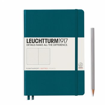 LEUCHTTURM Pacific Green, Medium, 251 p., ligné - Papeterie Michel