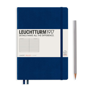 LEUCHTTURM 1917 Bleu Marine, Medium, 251 p., ligné