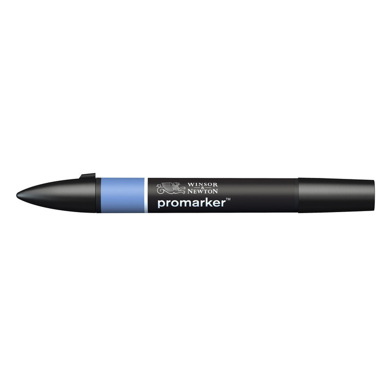 WINSOR & NEWTON PROMARKER W&N Marqueur double-pointe à base d'alcool Bleu cobalt (B637)