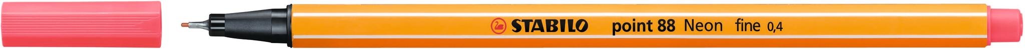 STABILO Point 88 - rouge fluo
