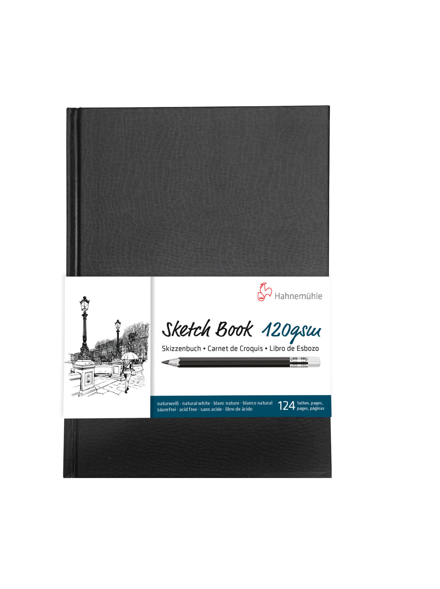 HAHNEMÜHLE Livre Croquis "Sketch Book" 120g/m², DIN A5, 62feuilles