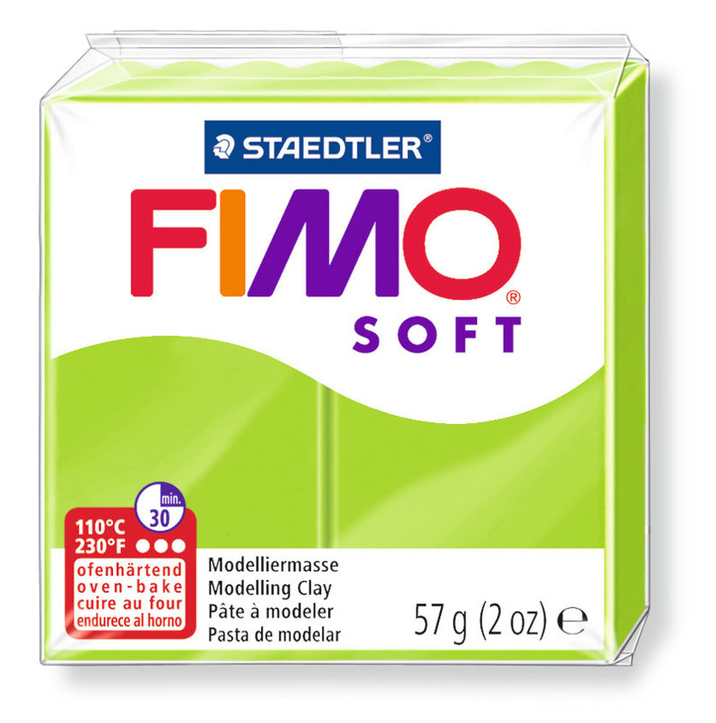 STAEDTLER Pâte FIMO SOFT - vert pomme - n°50 - 57g