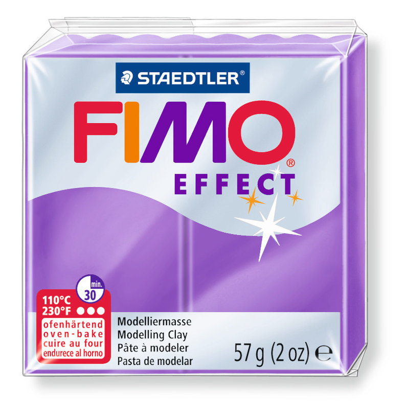 STAEDTLER Fimo Effect 57G Violet Translucide / 8020-604