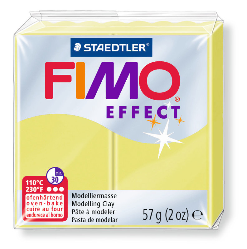 STAEDTLER Fimo Effect 57G Jaune Citrine / 8020-106