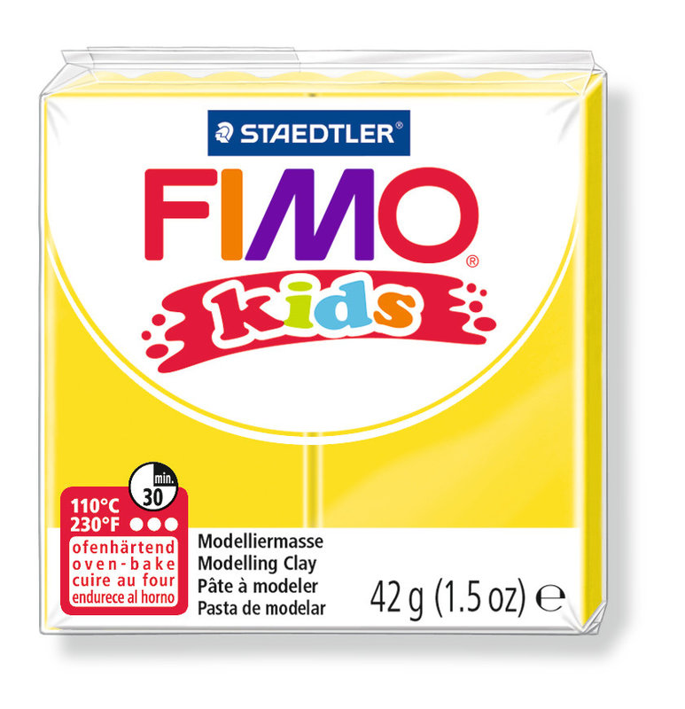 STAEDTLER Fimo Kids 42G Jaune/ 8030-1
