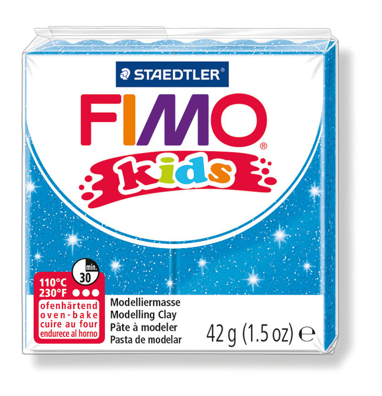 STAEDTLER Fimo Kids 42G Bleu Paillete/ 8030-312