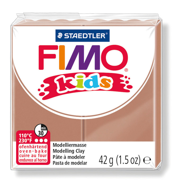 STAEDTLER FIMO KIDS 42G MARRON CLAIR/8030-71