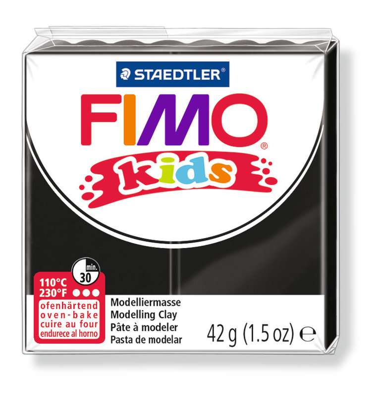 STAEDTLER FIMO KIDS 42G NOIR/ 8030-9