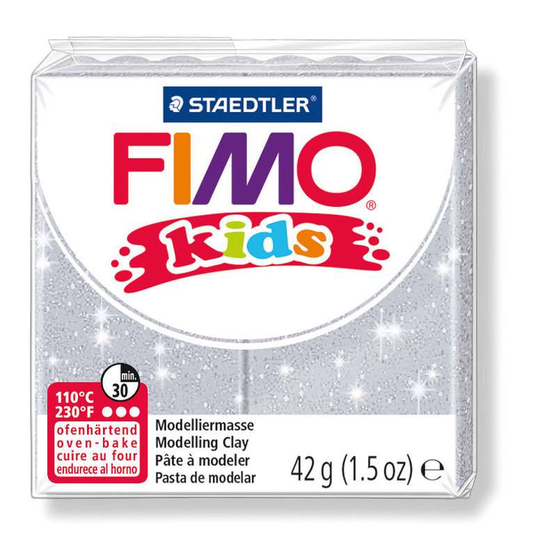 STAEDTLER Fimo Kids 42G Gris Paillete/ 8030-812