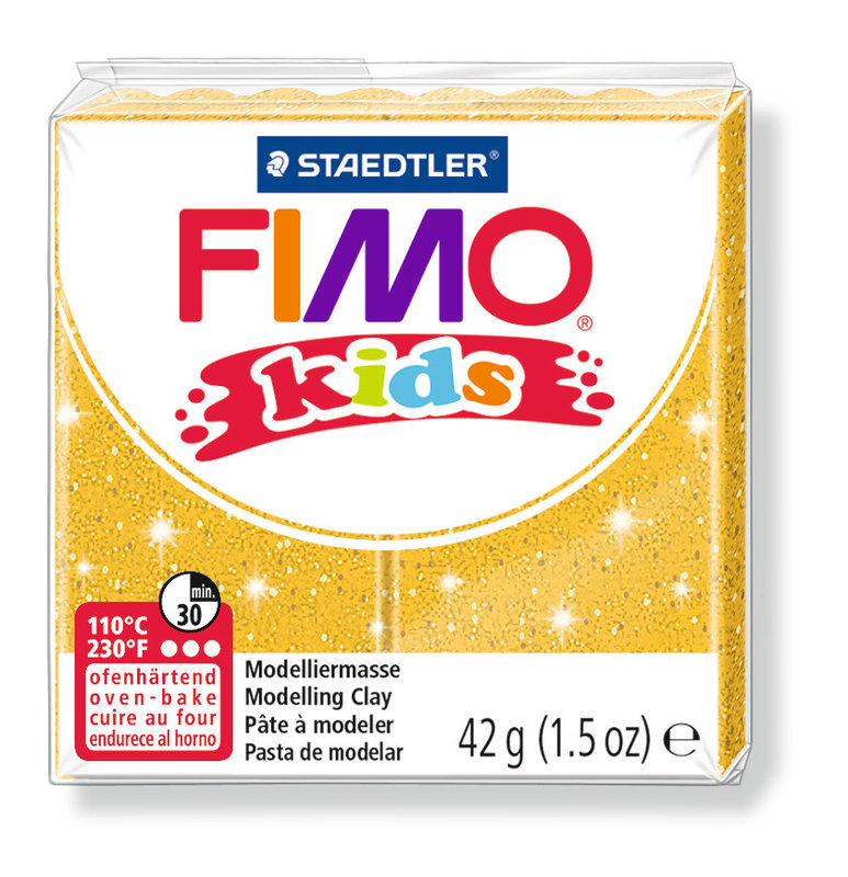 STAEDTLER FIMO KIDS 42G OR PAILLETE/ 8030-112