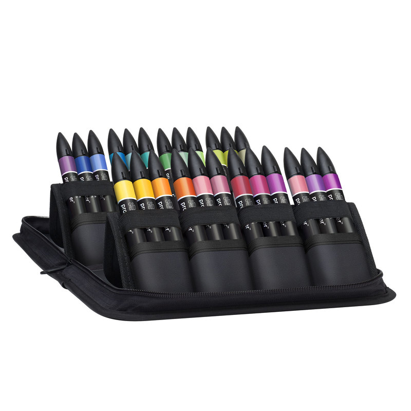 WINSOR & NEWTON Promarker set trousse x24 étudiant designer