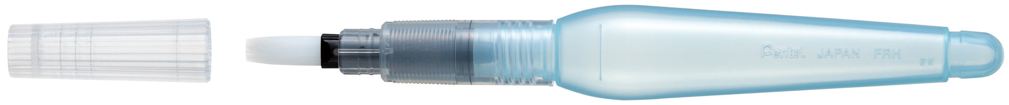 PENTEL Blister De Pinceau À Réservoir D'Eau Brosse Plate, Frh-Mh X 1, Pointe Moyenne