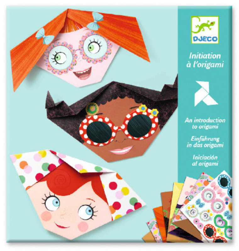 DJECO Les Petits Cadeaux Des Grands - Origami Frimousses - Fsc Mix