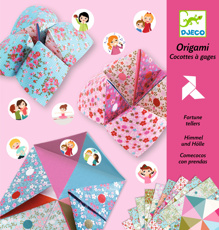 DJECO Origami Cocottes À Gages - Fleurs