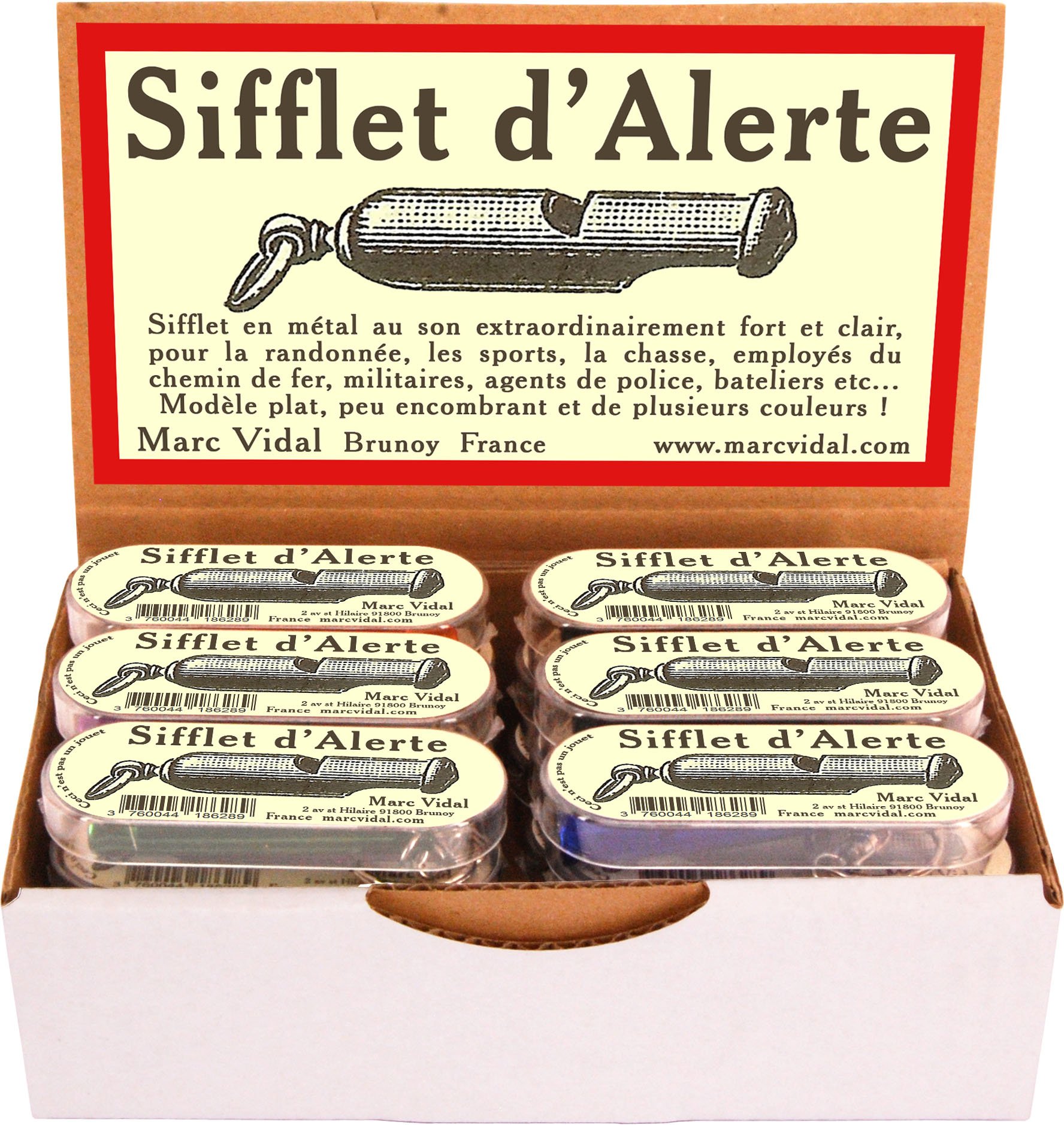 Sifflet d'alerte - Aquitaine Materiel Secours