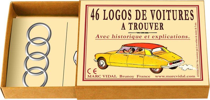 MARC VIDAL 46 Logos de Voitures à Trouver