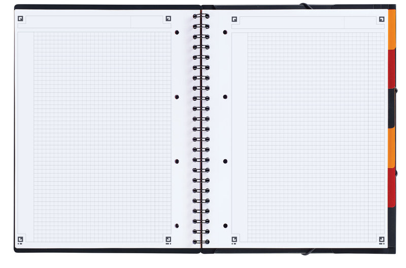 OXFORD Notebook 160 pages petits carreaux (technologie réglure