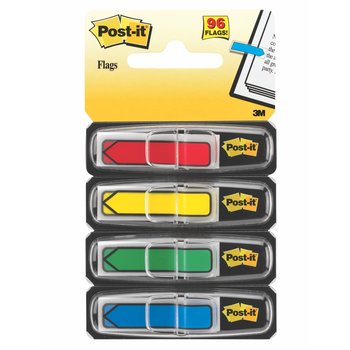 POST-IT Marque-pages Post-it® Larges de Classement, Couleurs Energie - Lot  4 x 6