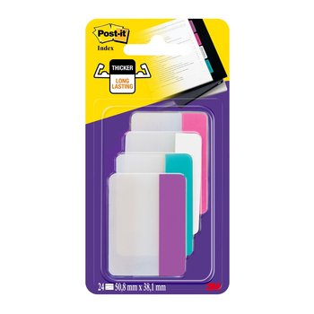 Marque-pages Post-it® Mini Rigides couleurs standard - Lot 4 x 10 -  Papeterie Michel