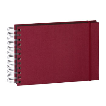 SEMIKOLON Album photos spiralé Mini Mucho Bordeaux pages noires 23x16cm