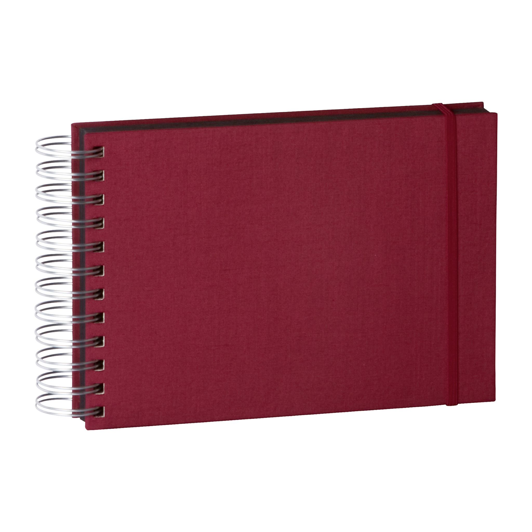 SEMIKOLON Album photos spiralé Mini Mucho Bordeaux pages noires 23x16cm