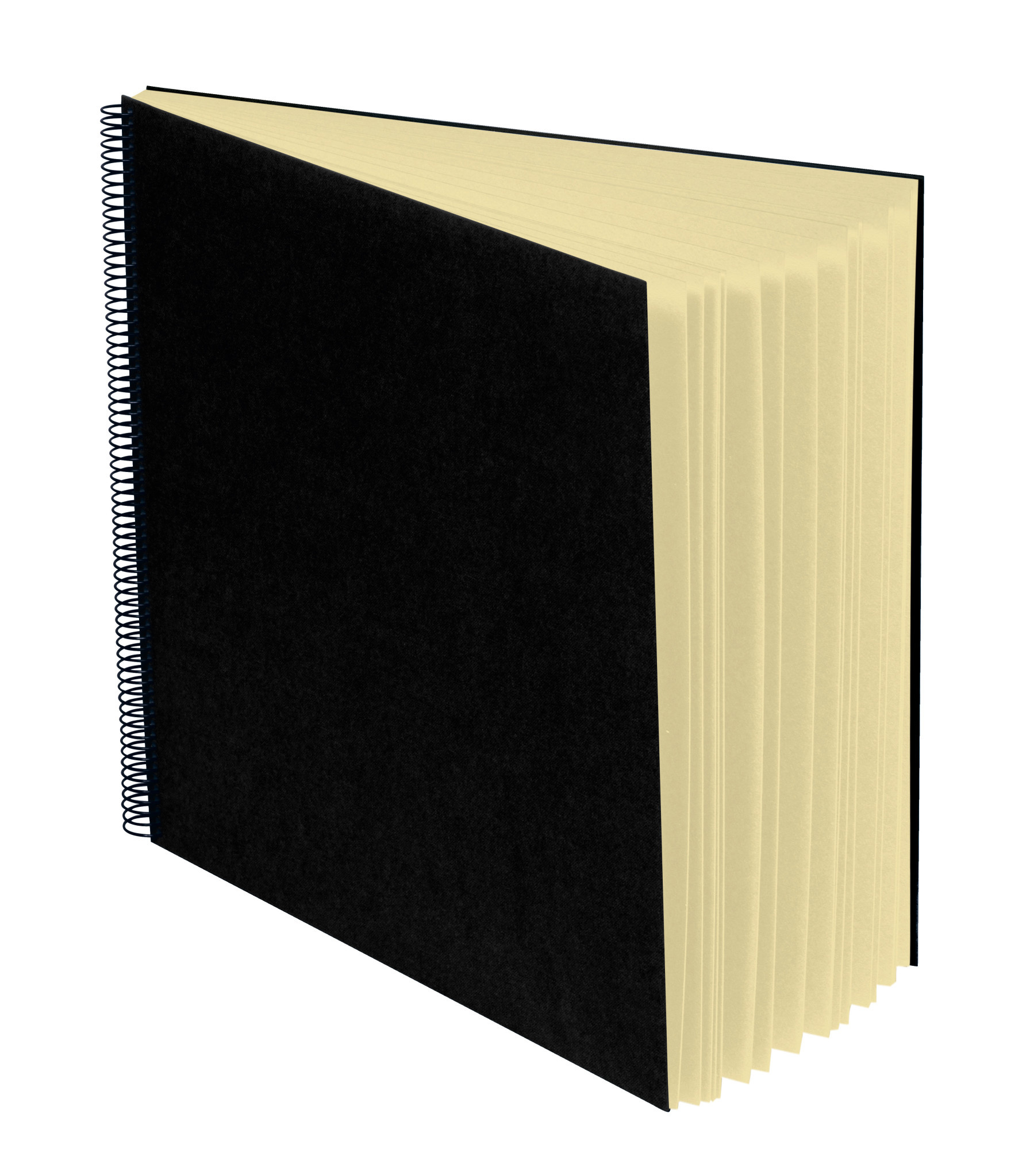 SEMIKOLON Album photos spiralé Economy Large Noir pages crème 34,5×33,2cm