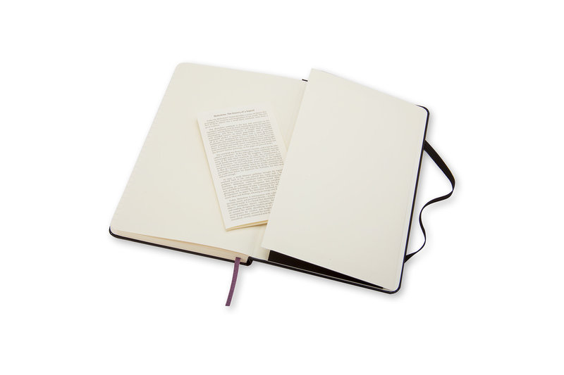 MOLESKINE Carnet Classique Grand Format Ligné Noir Couverture Rigide