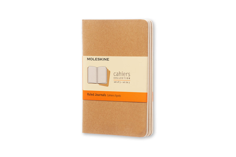 MOLESKINE Cahier Moleskine carton kraft 9 x 14 cm ligné /3