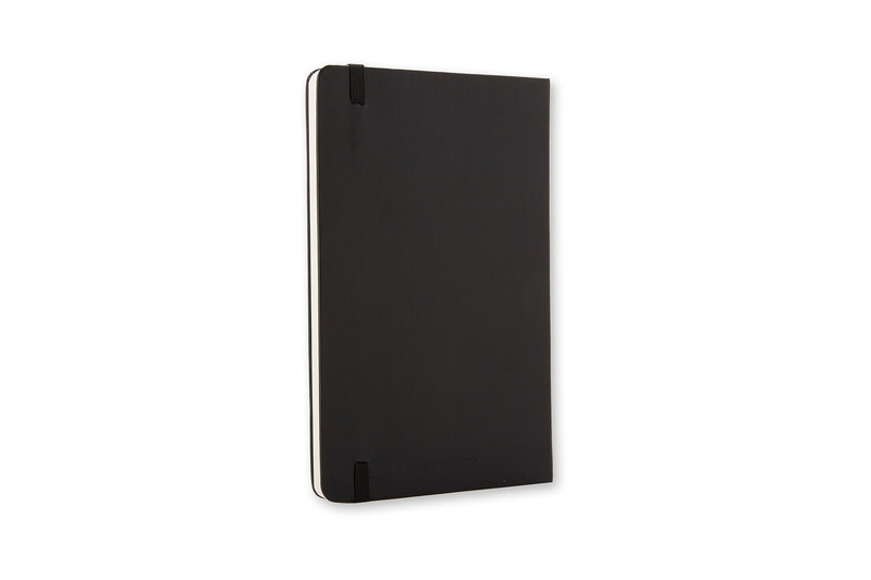 MOLESKINE Carnet Classique Grand Format Pages Blanches Noir Couverture Rigide