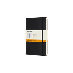 MOLESKINE Carnet Classique Format Moyen, Ligné, Noir, Couverture Rigide