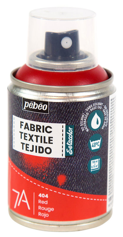 PEBEO PEBEO 7A SPRAY TEXTILE 100ML - ROUGE