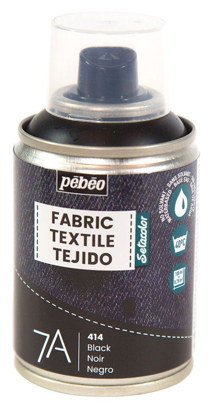 PEBEO PEBEO 7A SPRAY TEXTILE 100ML - NOIR