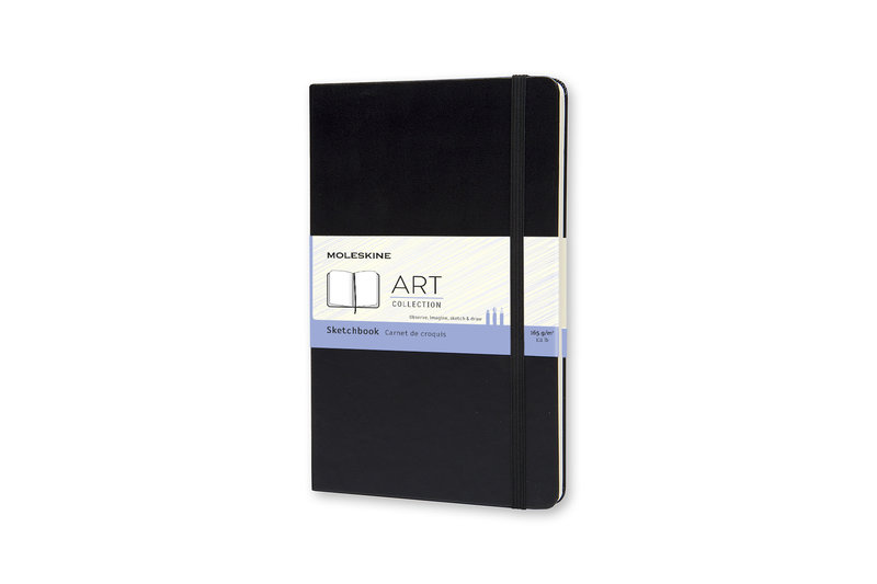 MOLESKINE Art Carnet De Croquis Grand Format Noir 13x21cm 165 g/m²